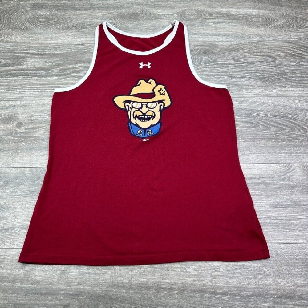Frisco RoughRiders Tank Top Women's XXL MiLB Texas Rangers Baseball Under Armour